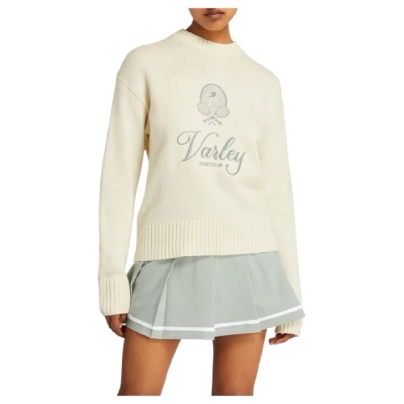Varley Sweaters - Varley Edie Namesake Knit Cashmere Blend Crew Neck Sweater, Size S, NWT